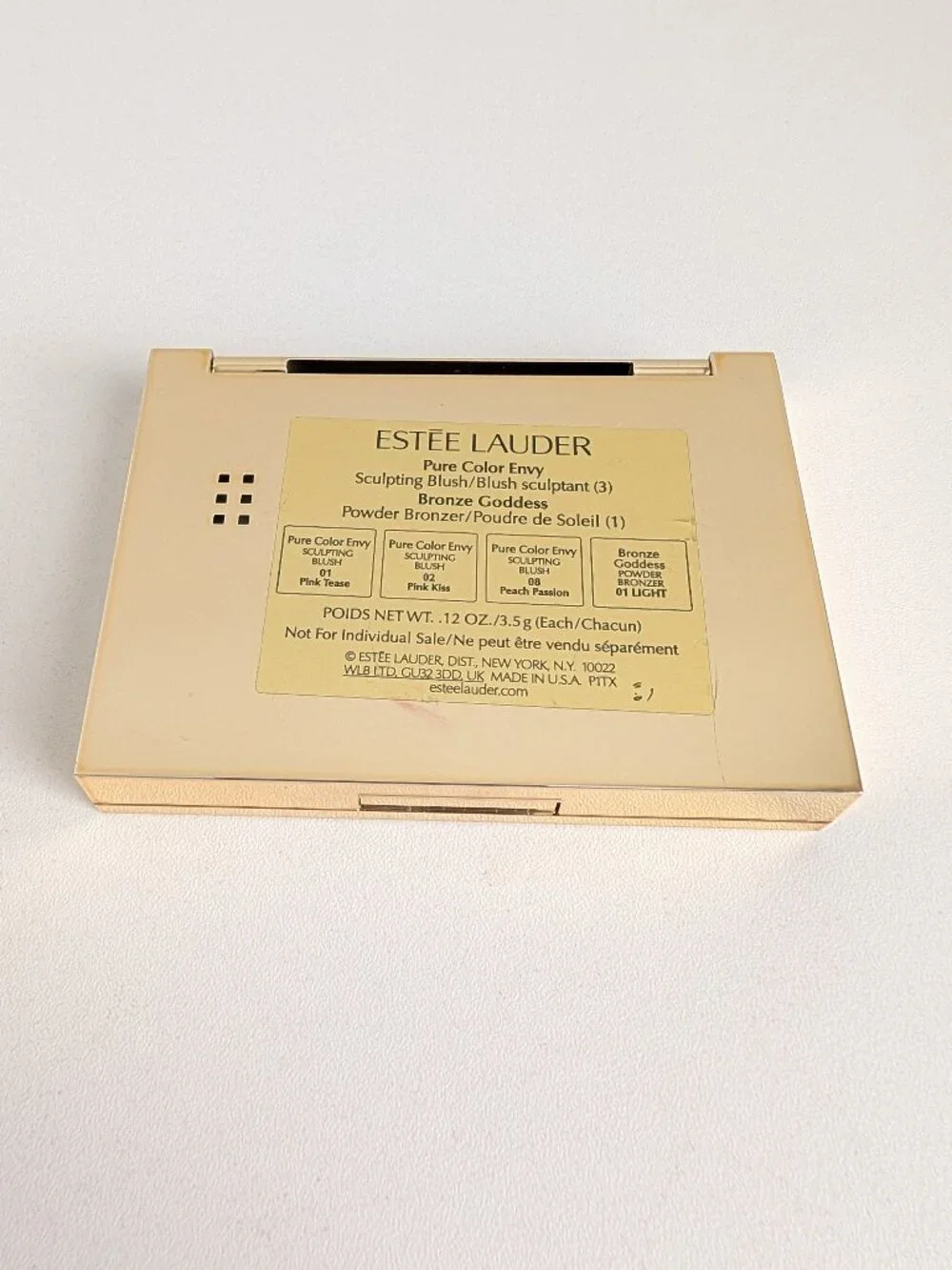 Estée Lauder Pure Color Envy Sculpting BLUSH(3)+Bronze Goddess Powder BRONZER